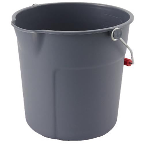 Round bucket 10L Gray