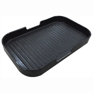 Plate 9.5" 24x15xH3cm Black. Matte