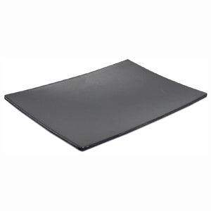 Plate 9" 23x16xH2.5cm Black. Matte