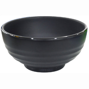 Bowl 6.5" 16xH8cm Black. Matte