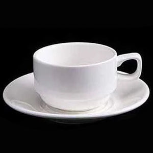 Tea cup with saucer 7oz 220ml. Fine