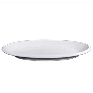 Oval plate 10" Thick-rim. Fine